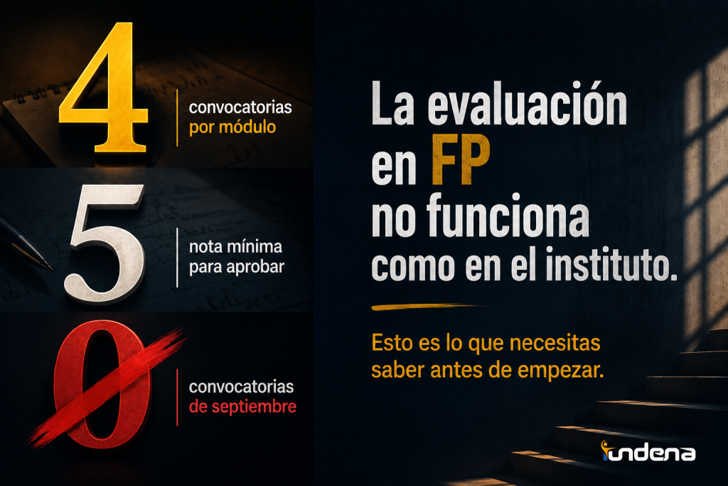 Evaluación en FP: módulos, recuperaciones y suspensos