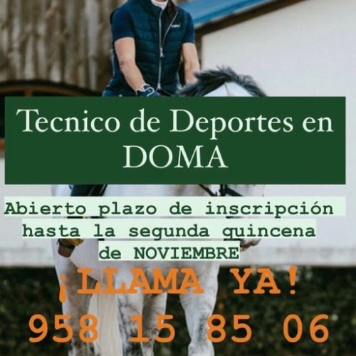 Plazo abierto inscripción en Doma